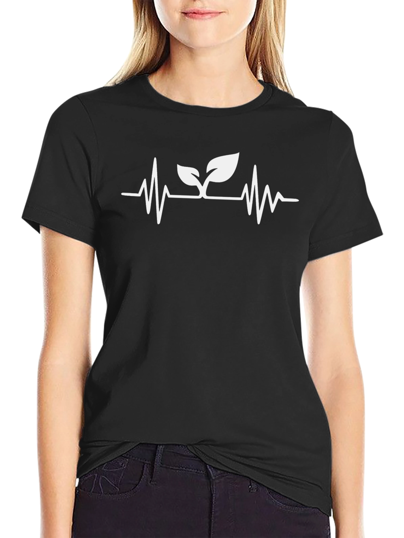 Nature Heartbeat T-Shirt -  Eco-Friendly Love