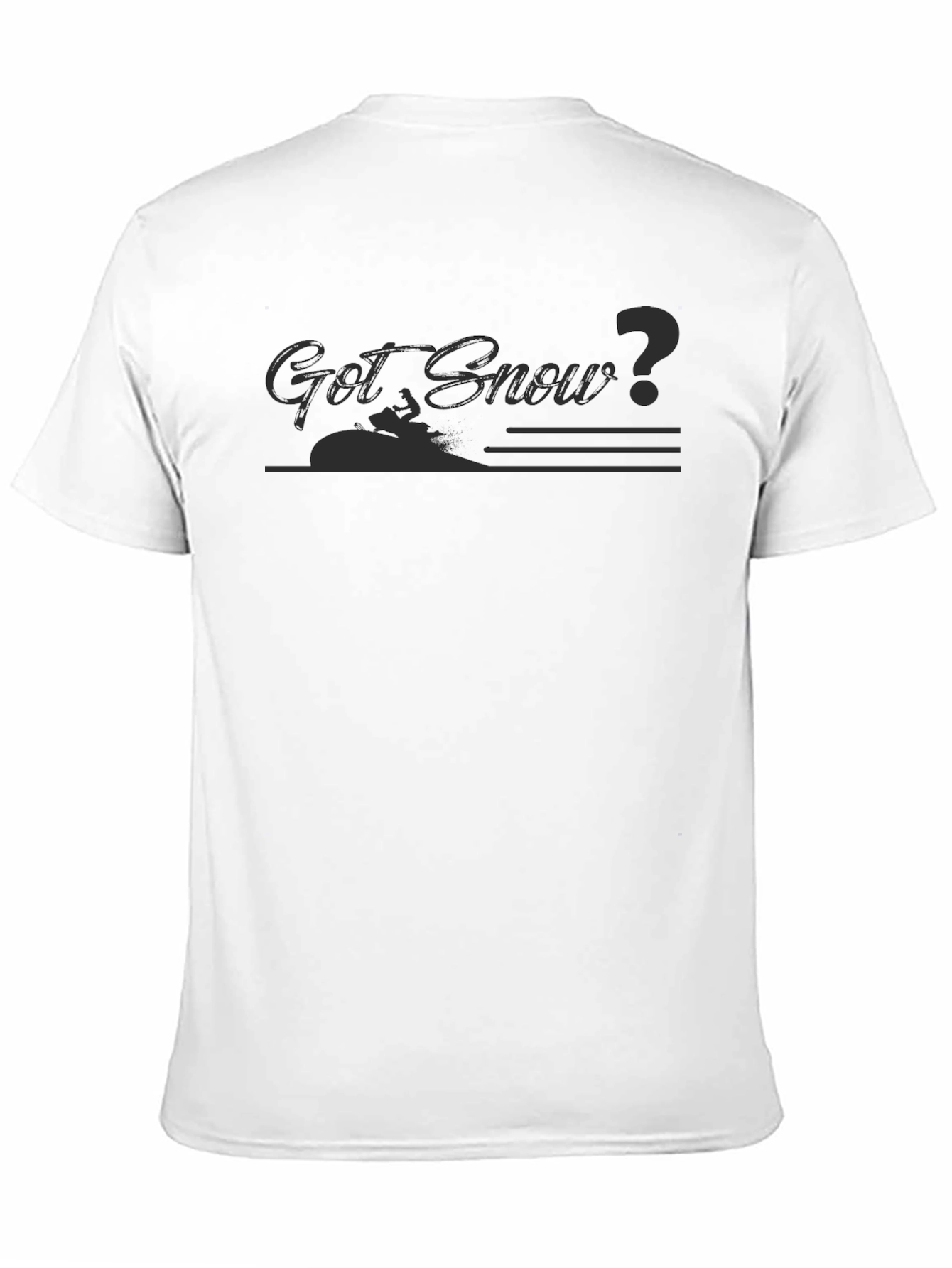 Got Snow? Black Graphic Tee
