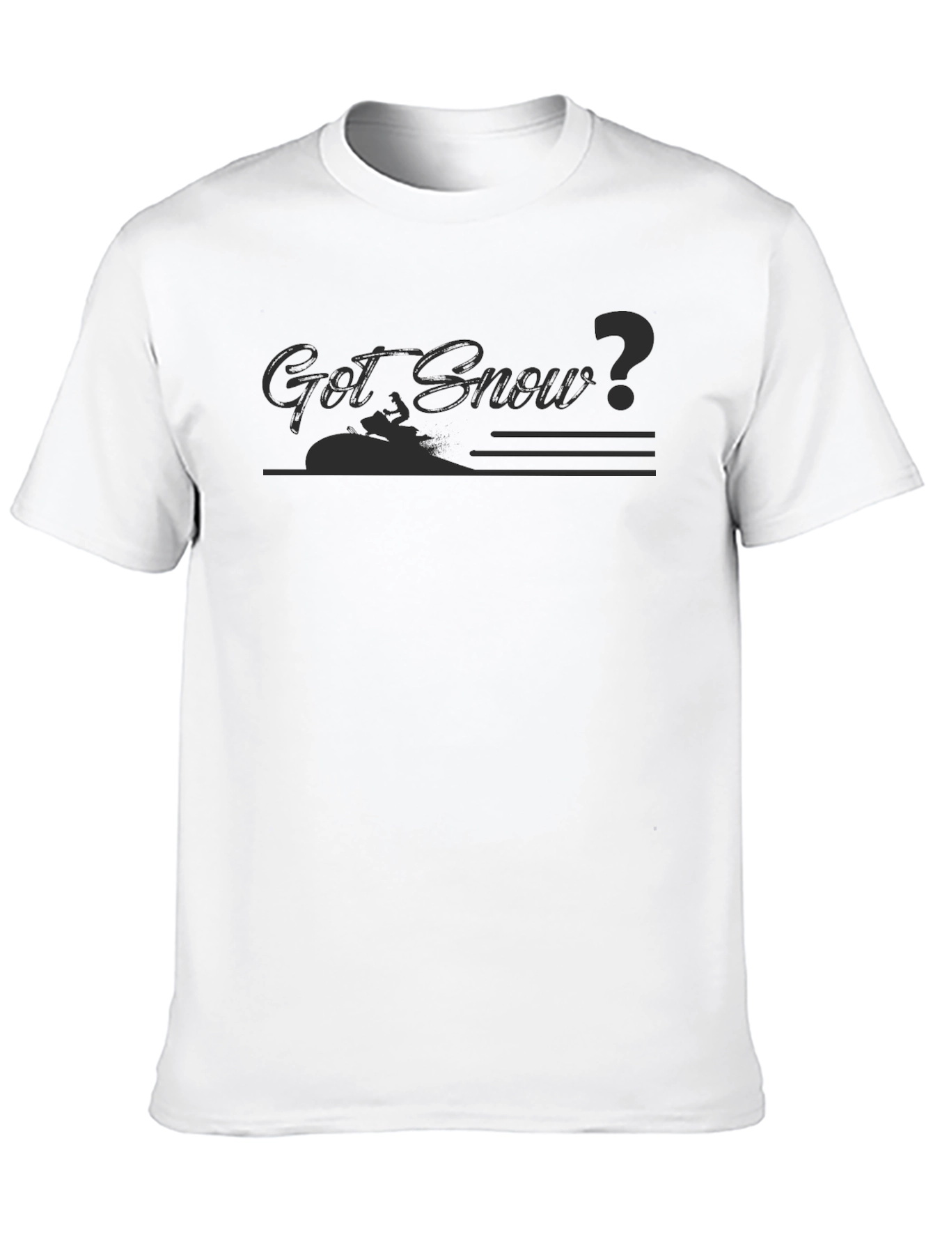 Got Snow? Black Graphic Tee