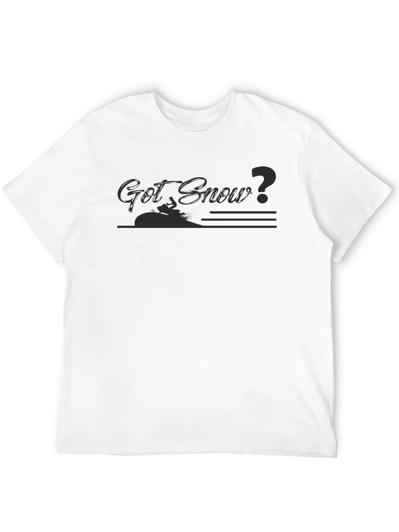 Got Snow? Black Graphic Tee