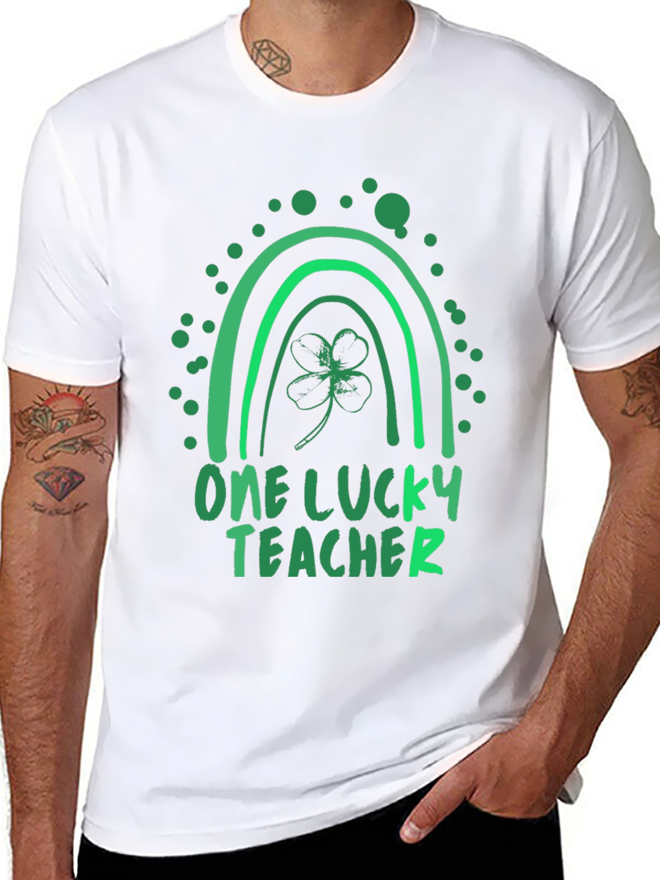 One Lucky Teacher St. Patricks Day T-Shirt
