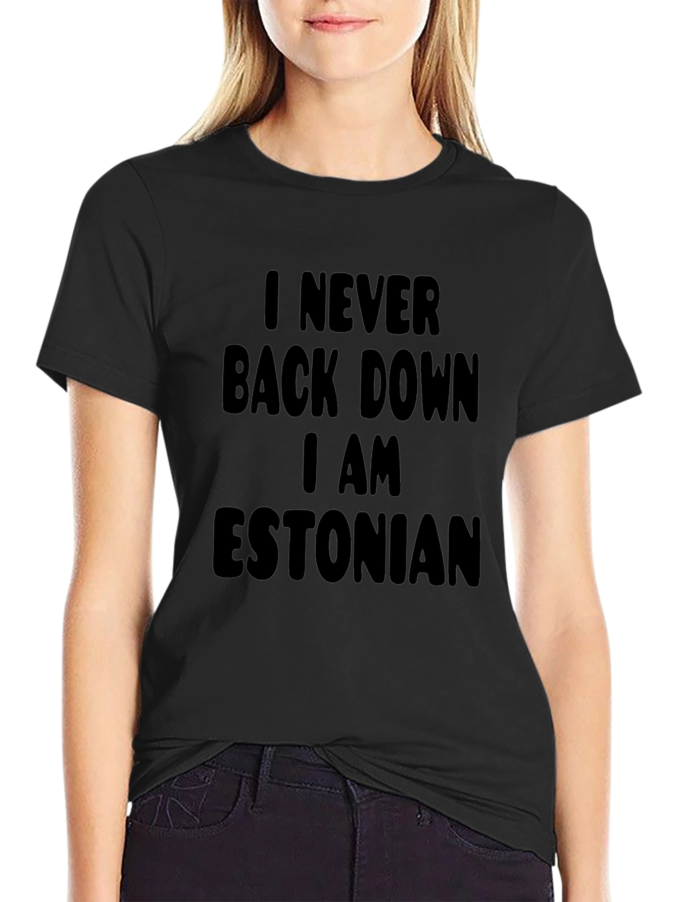 Never Back Down Estonian Pride T-Shirt