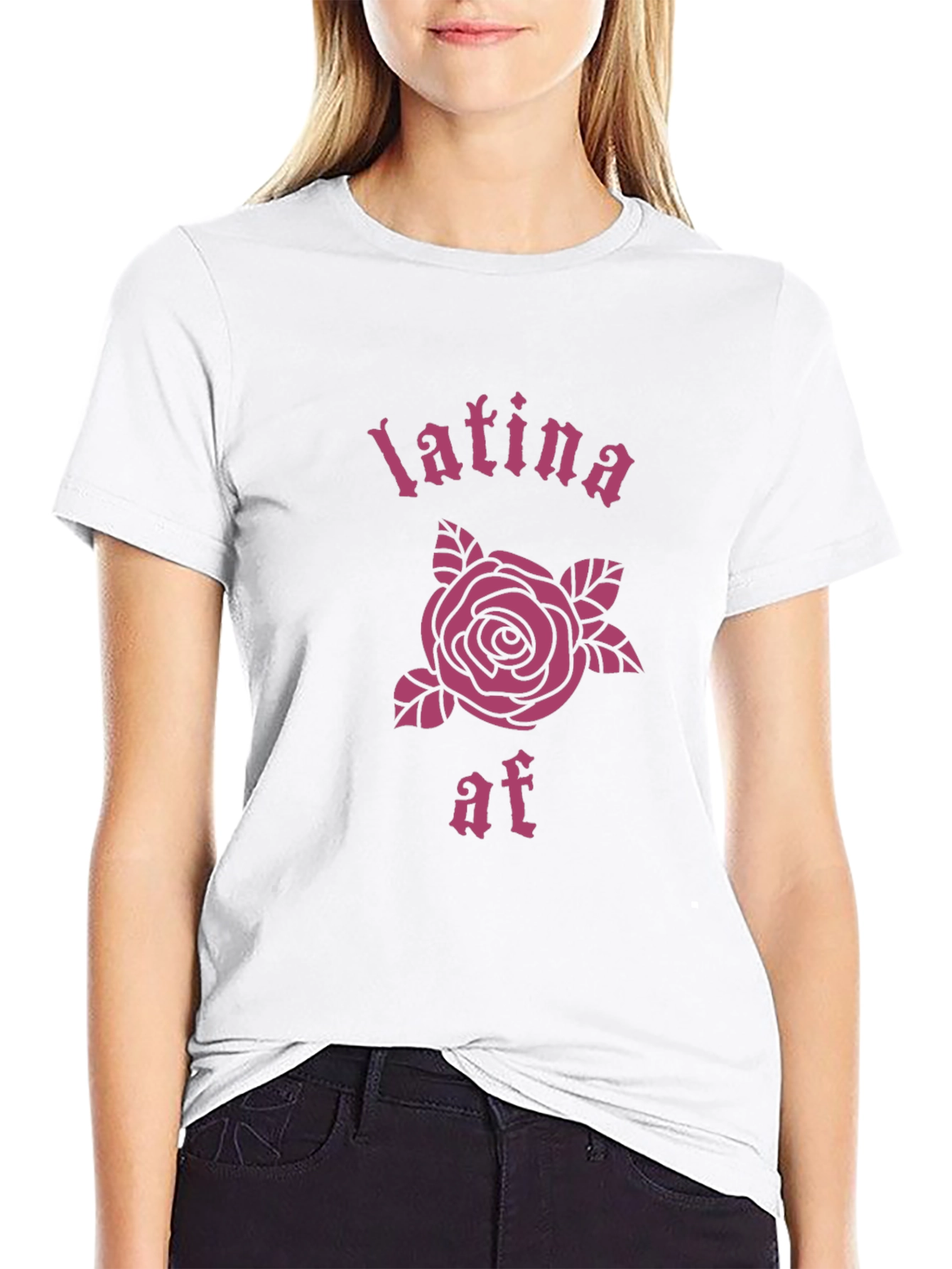 Latina AF Graphic Tee - Trendy Womens T-Shirt