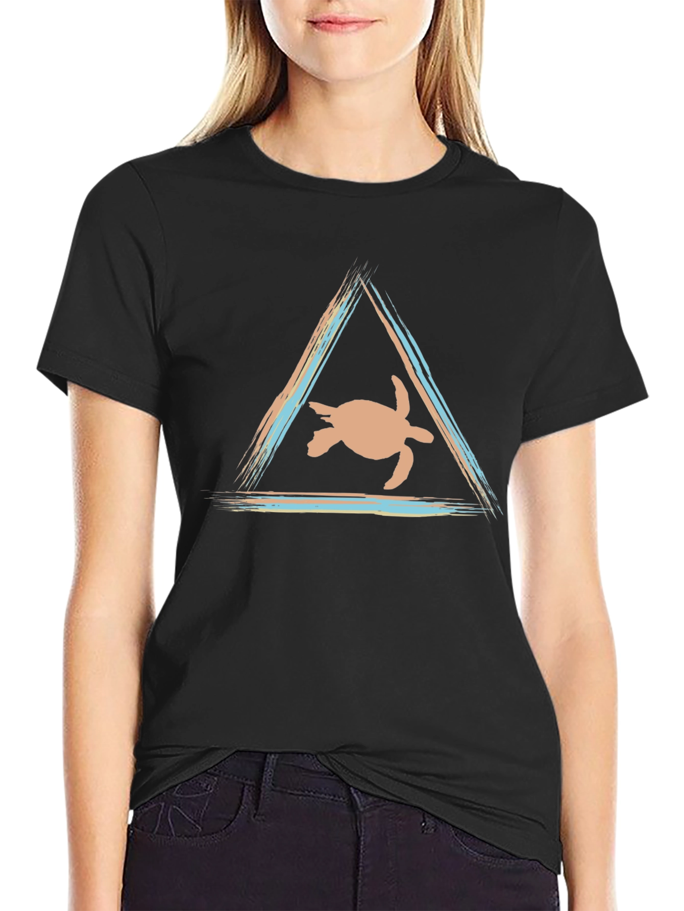 Turtle Triangle Graphic Tee