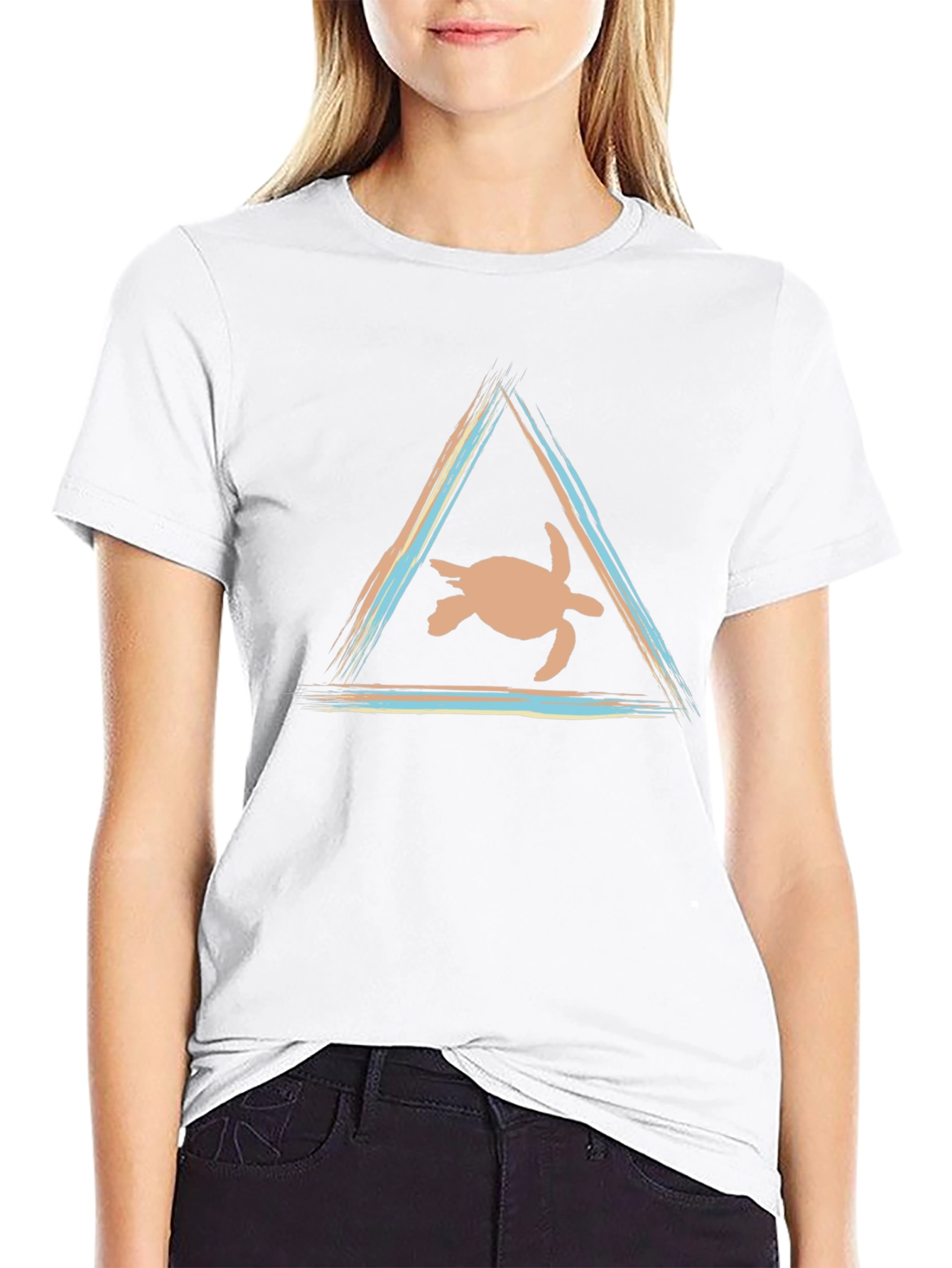 Turtle Triangle Graphic Tee