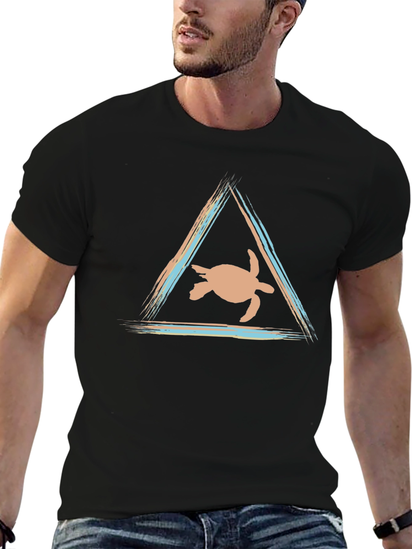 Turtle Triangle Graphic Tee