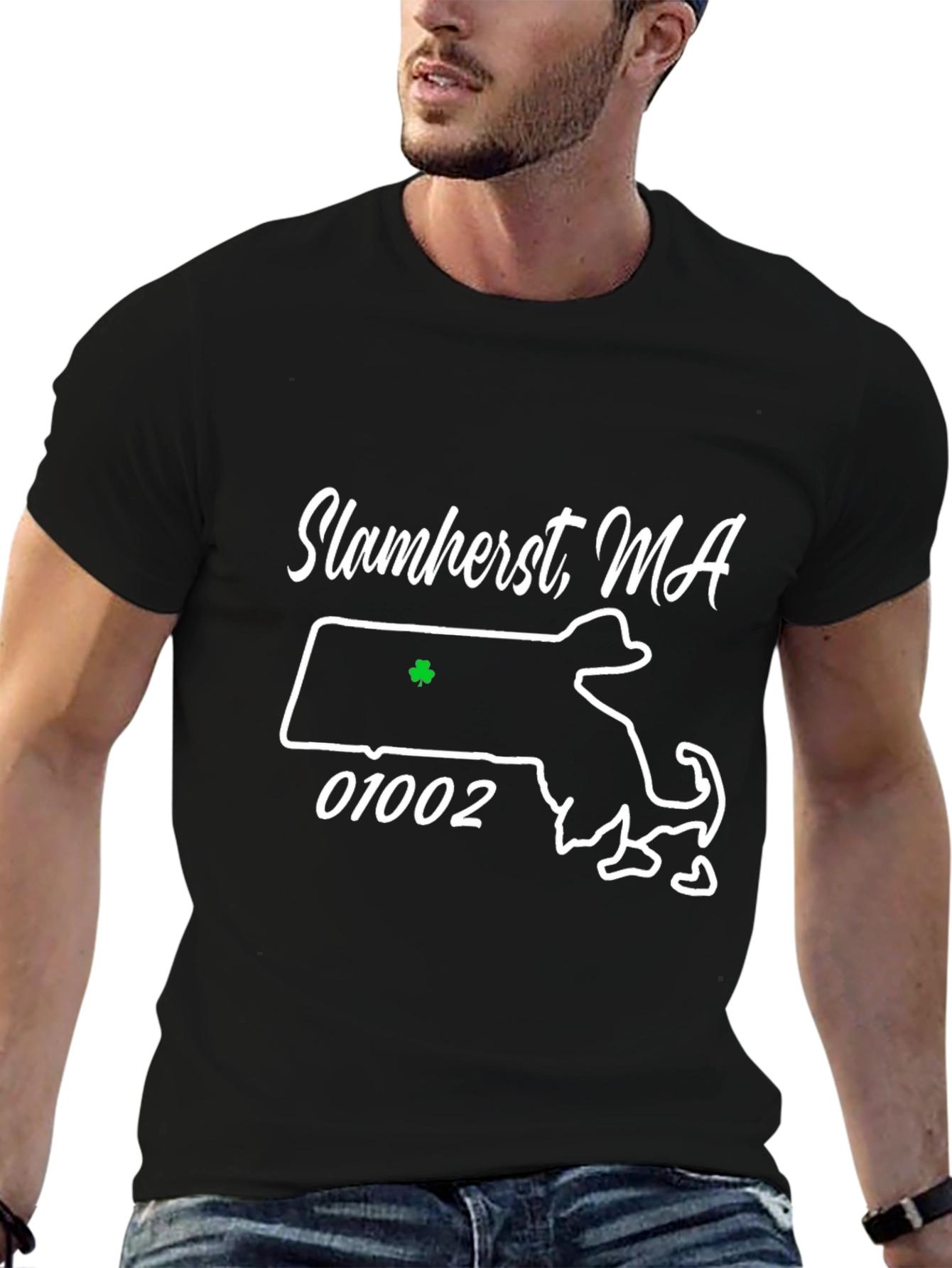 Slamherst MA Shamrock T-Shirt