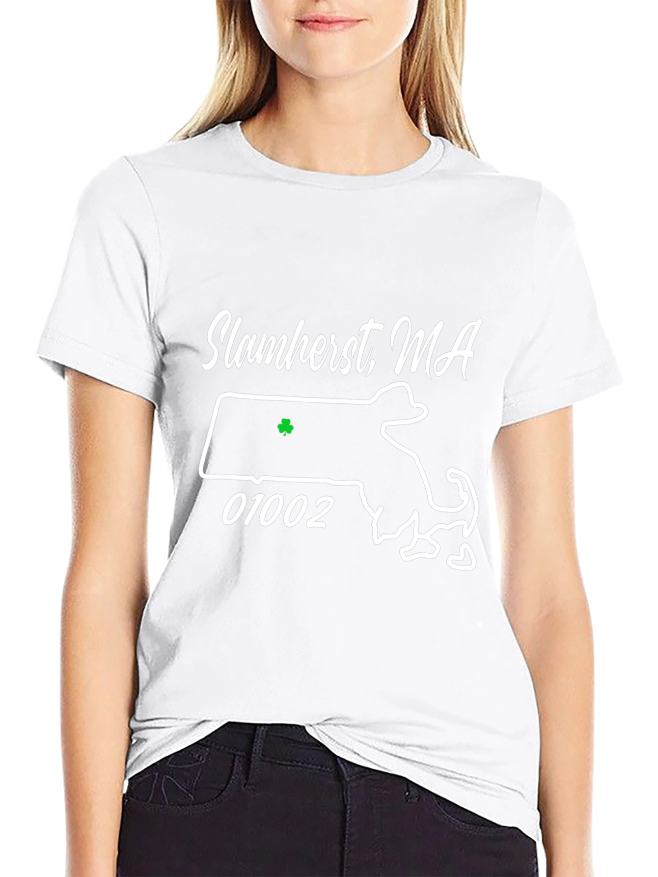 Slamherst MA Shamrock T-Shirt