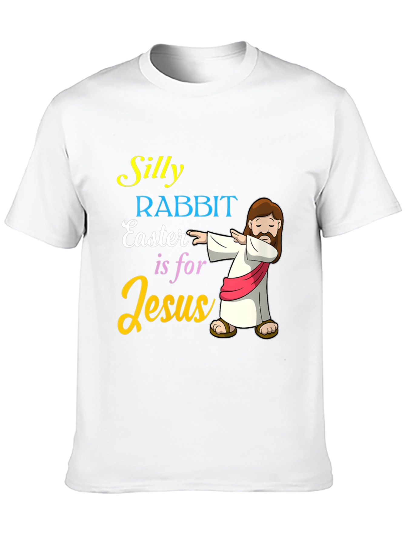 Silly Rabbit Easter T-Shirt Jesus Dabbing Graphic Tee