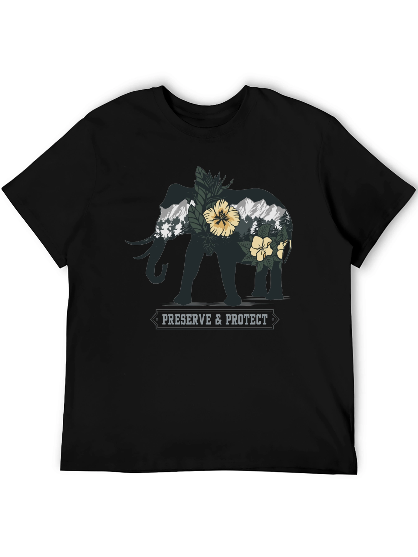 Elephant Nature Conservation Graphic Tee