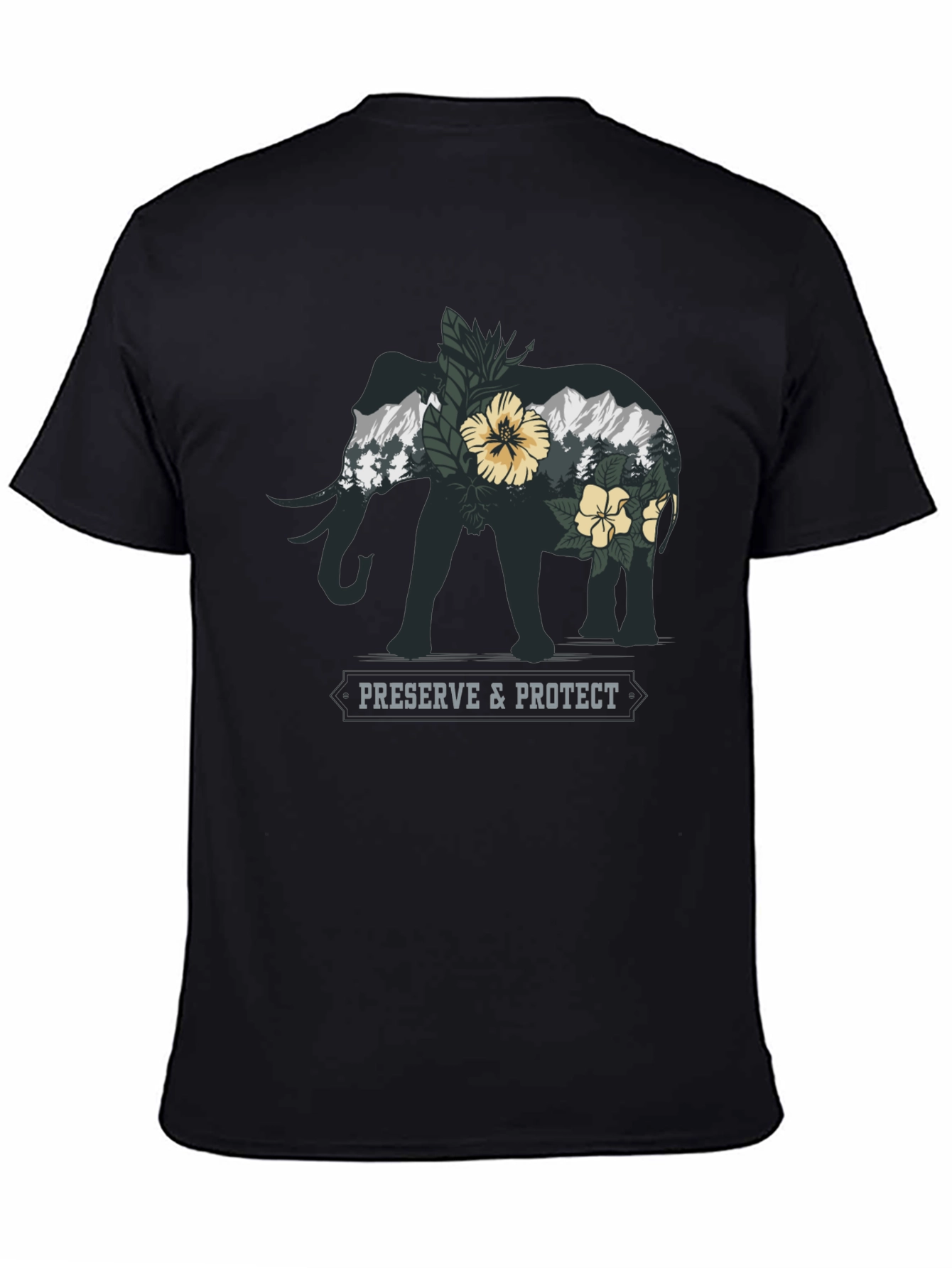 Elephant Nature Conservation Graphic Tee
