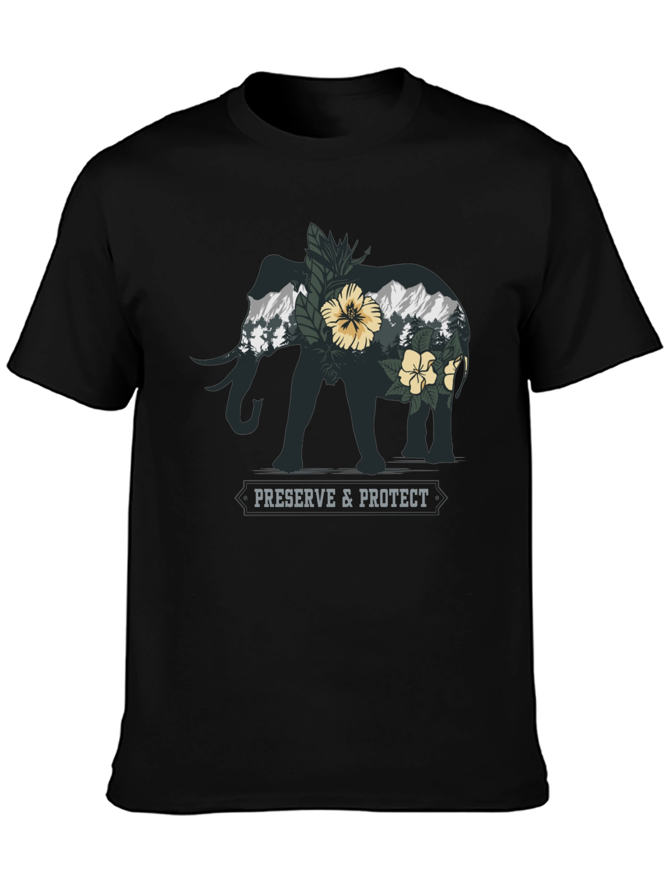 Elephant Nature Conservation Graphic Tee