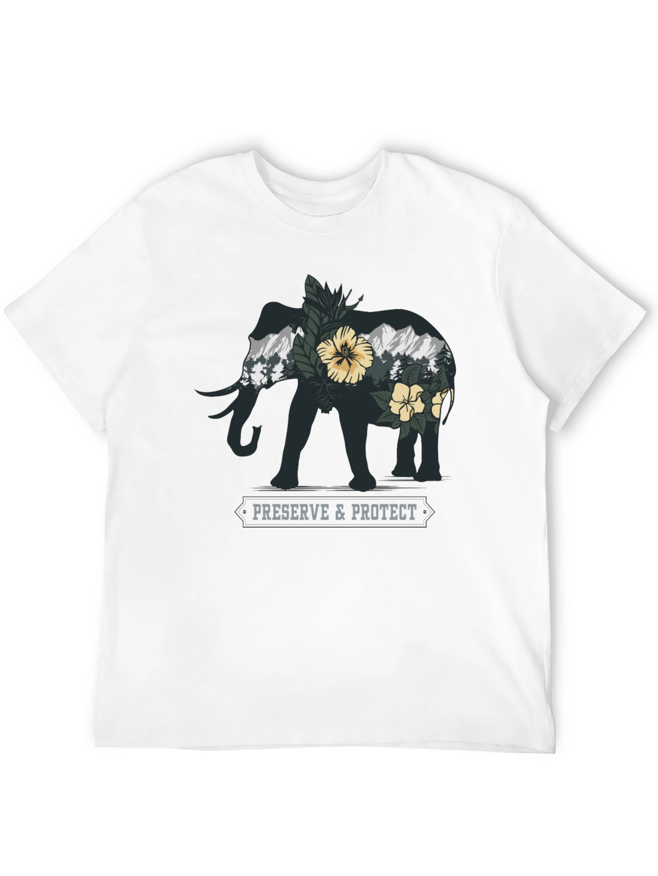 Elephant Nature Conservation Graphic Tee