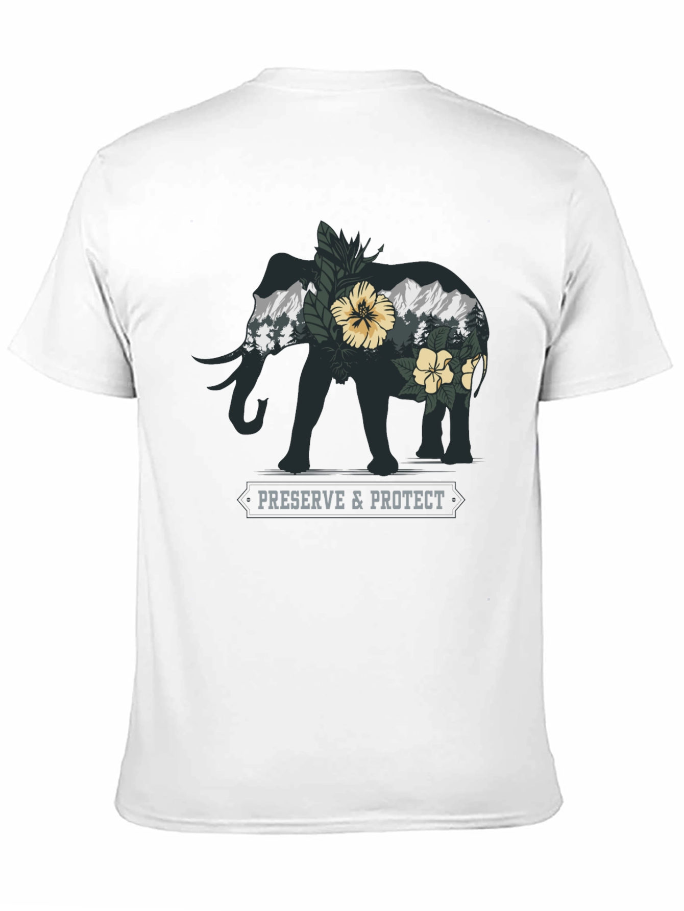 Elephant Nature Conservation Graphic Tee