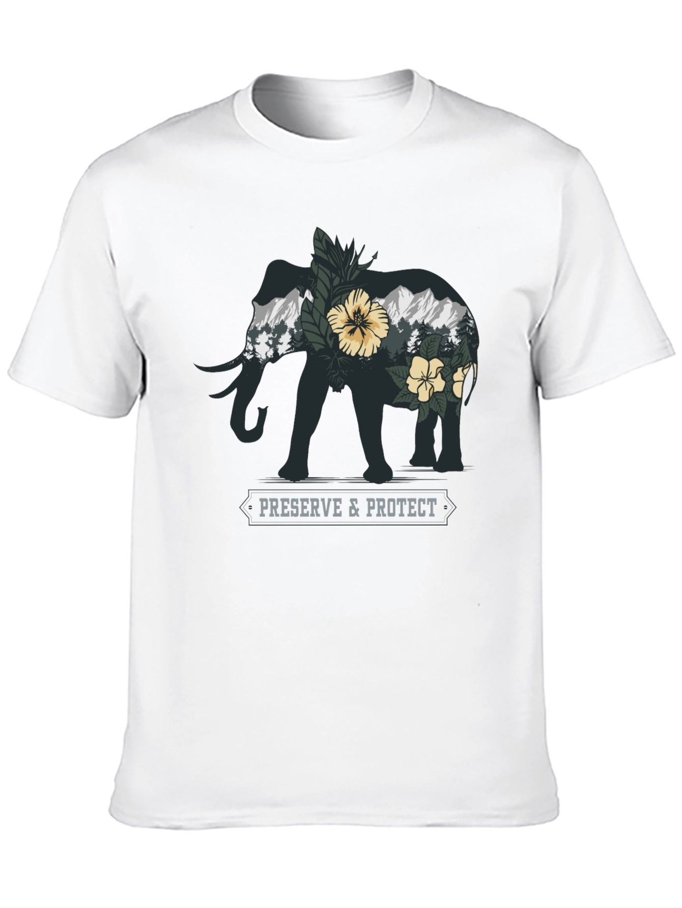 Elephant Nature Conservation Graphic Tee
