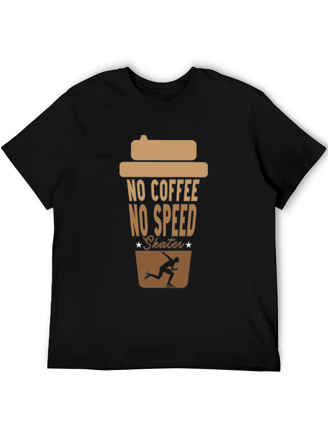 No Coffee No Speed Skater T-Shirt