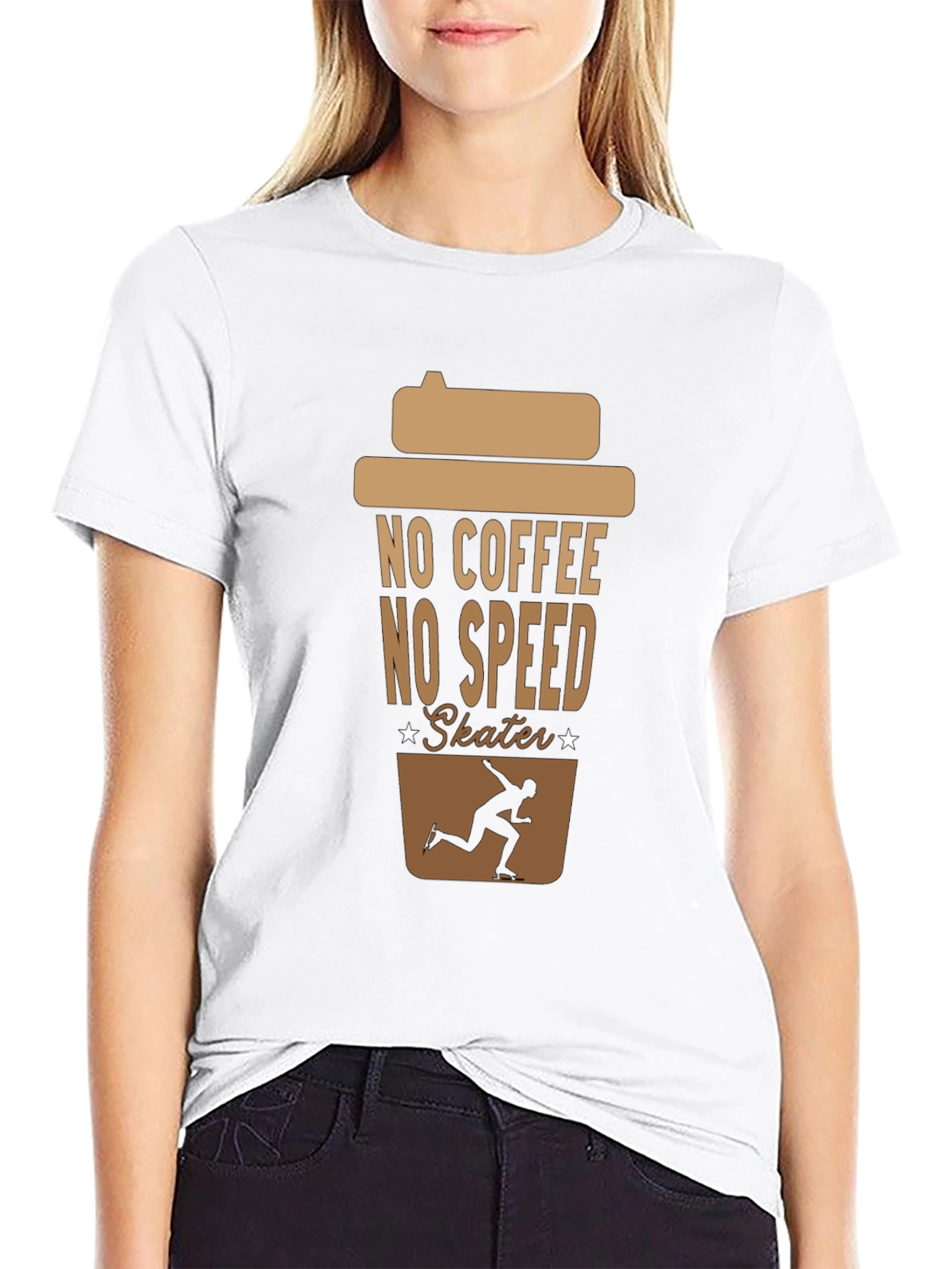 No Coffee No Speed Skater T-Shirt