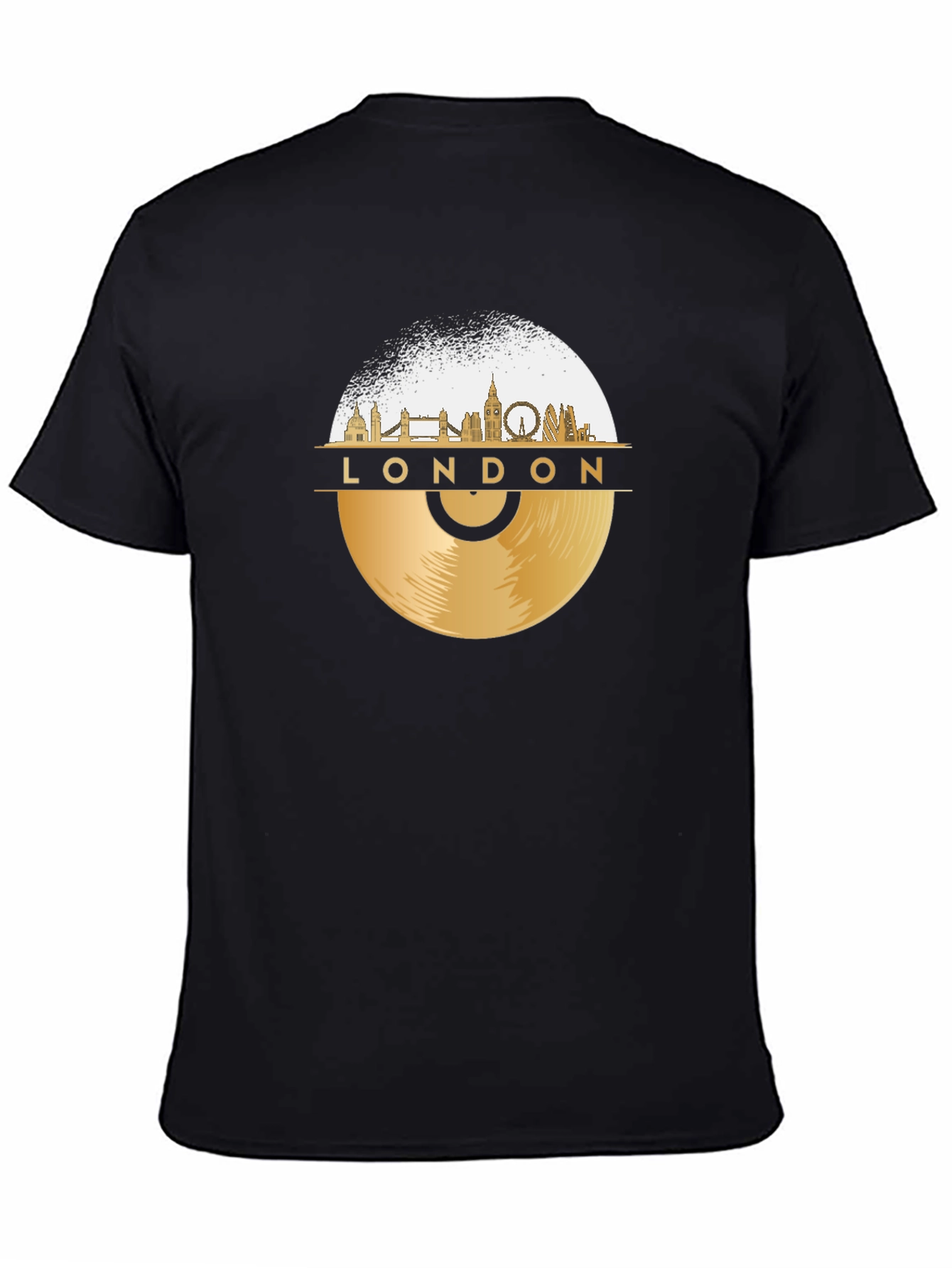 London Skyline Vinyl Record T-Shirt