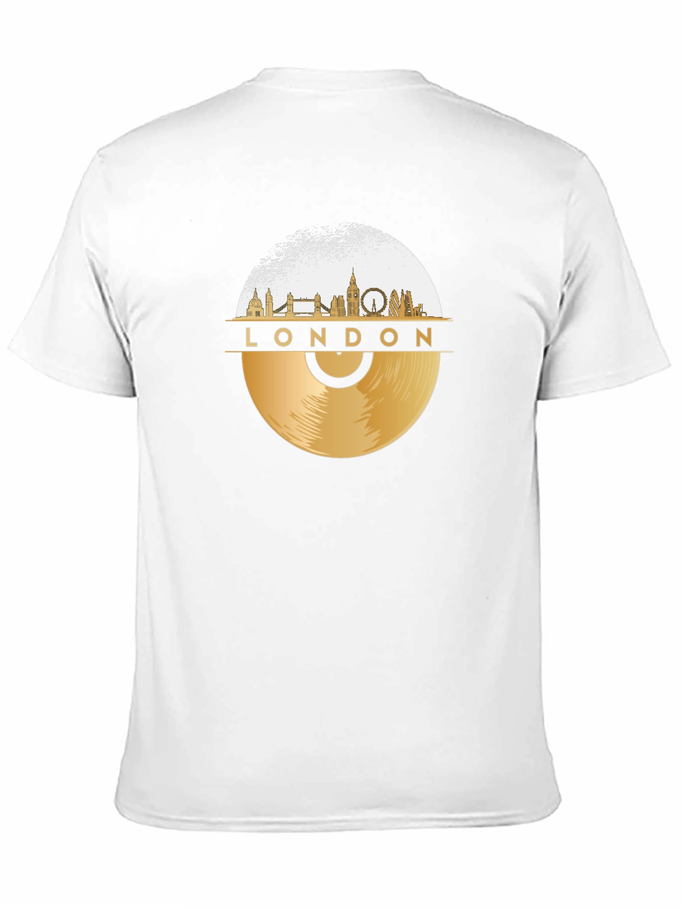 London Skyline Vinyl Record T-Shirt