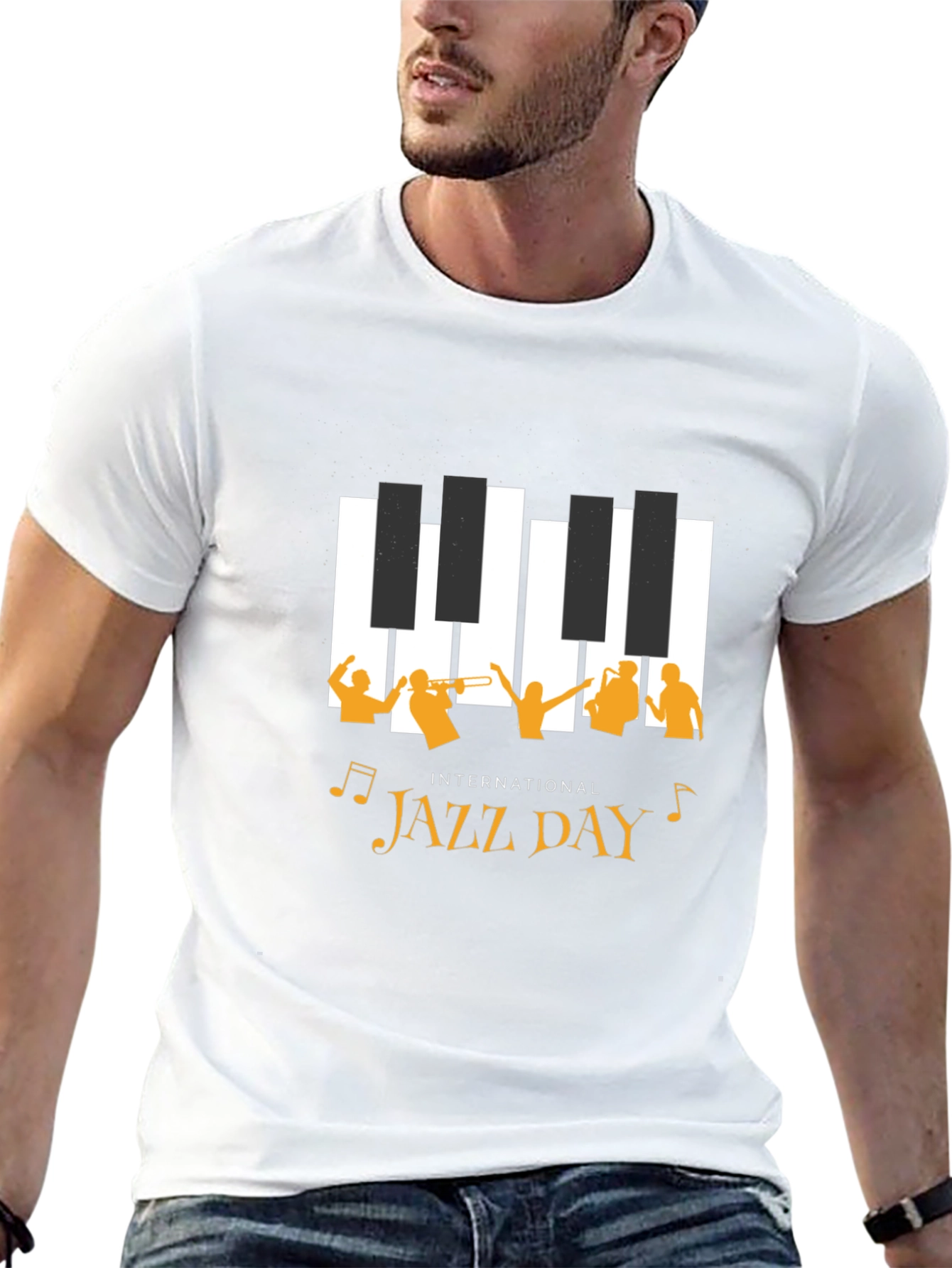International Jazz Day Black T-Shirt