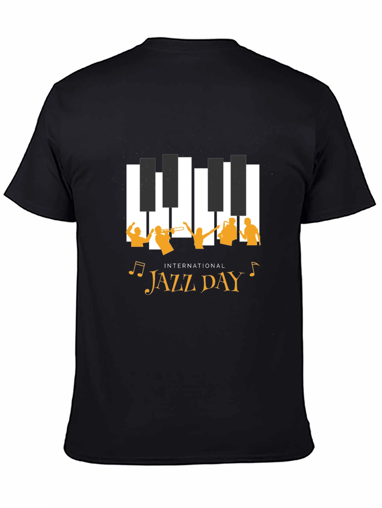 International Jazz Day Black T-Shirt