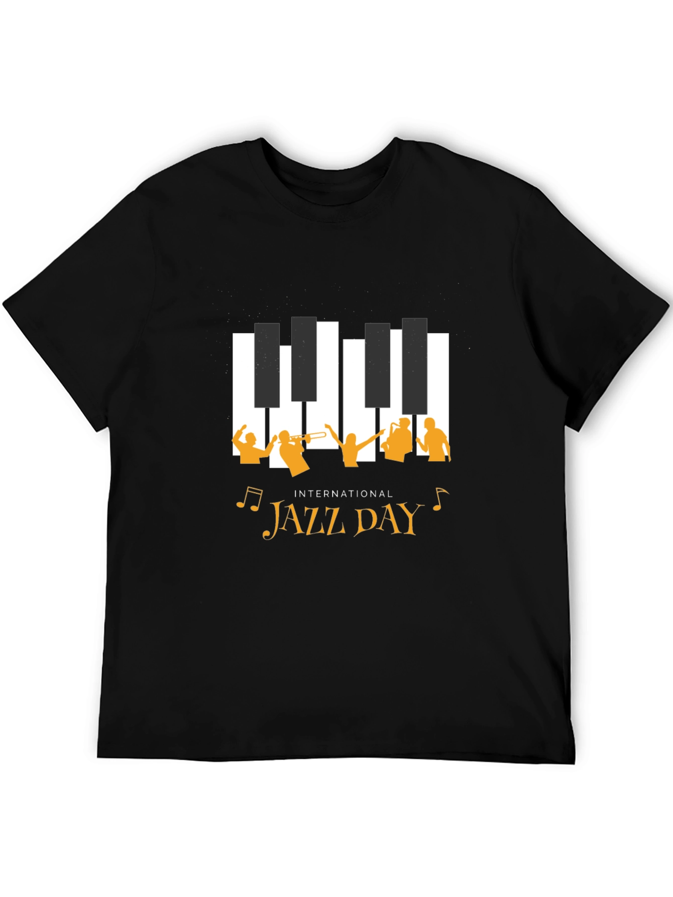 International Jazz Day Black T-Shirt