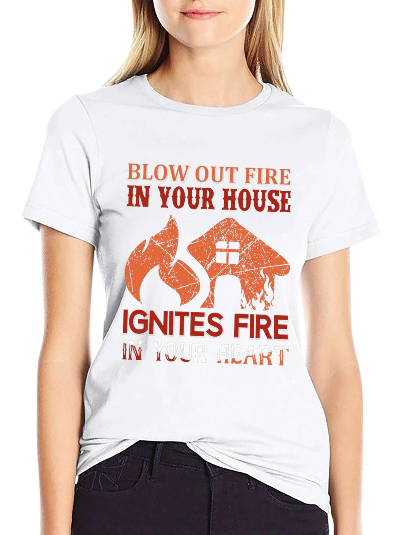 Blow Out Fire Graphic Tee