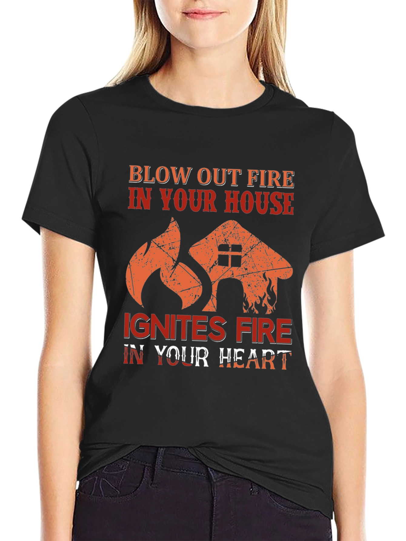 Blow Out Fire Graphic Tee