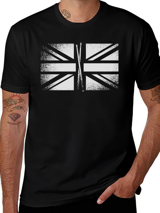 Union Jack Drumsticks T-Shirt - Rock On!
