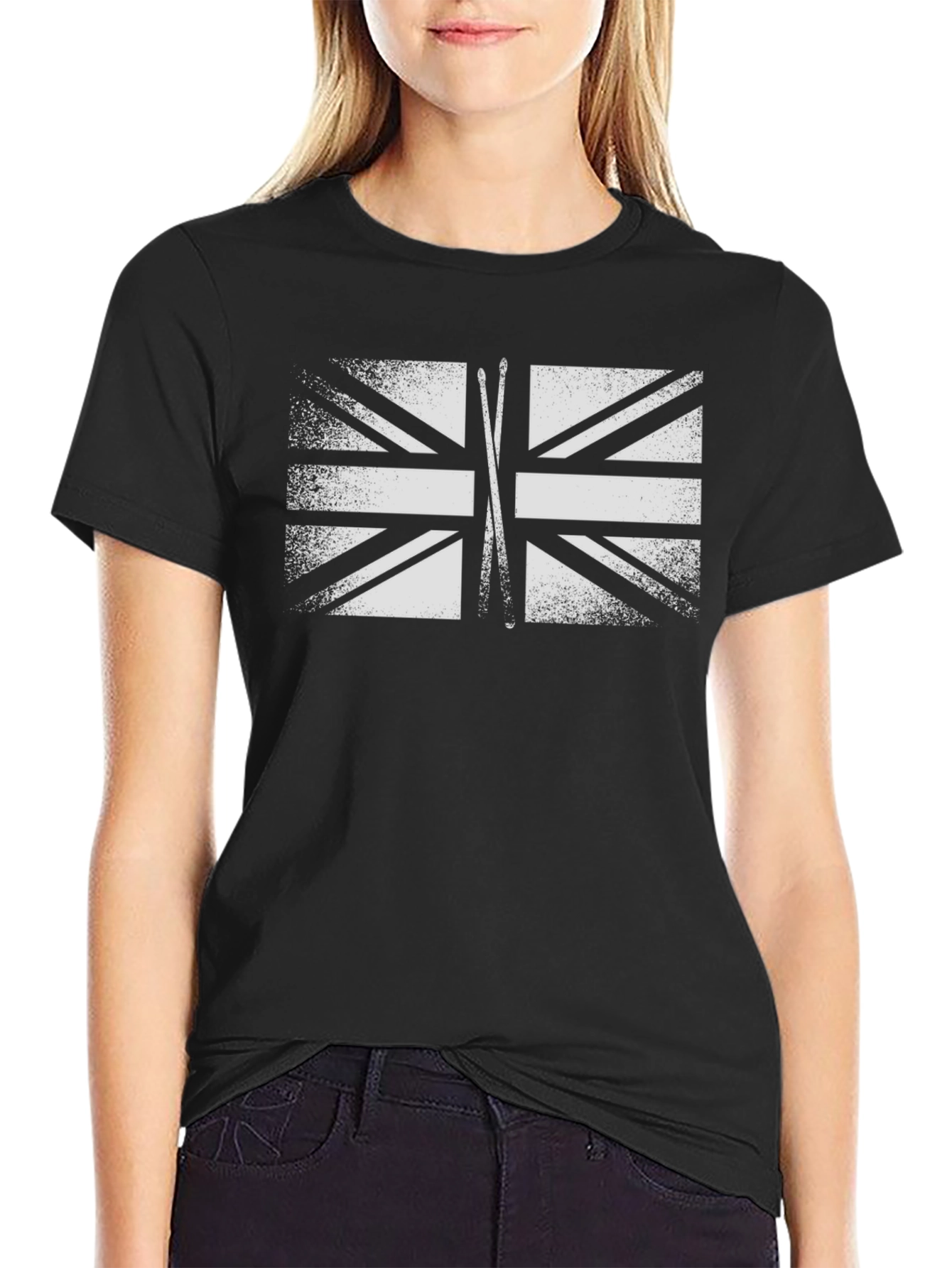Union Jack Drumsticks T-Shirt - Rock On!