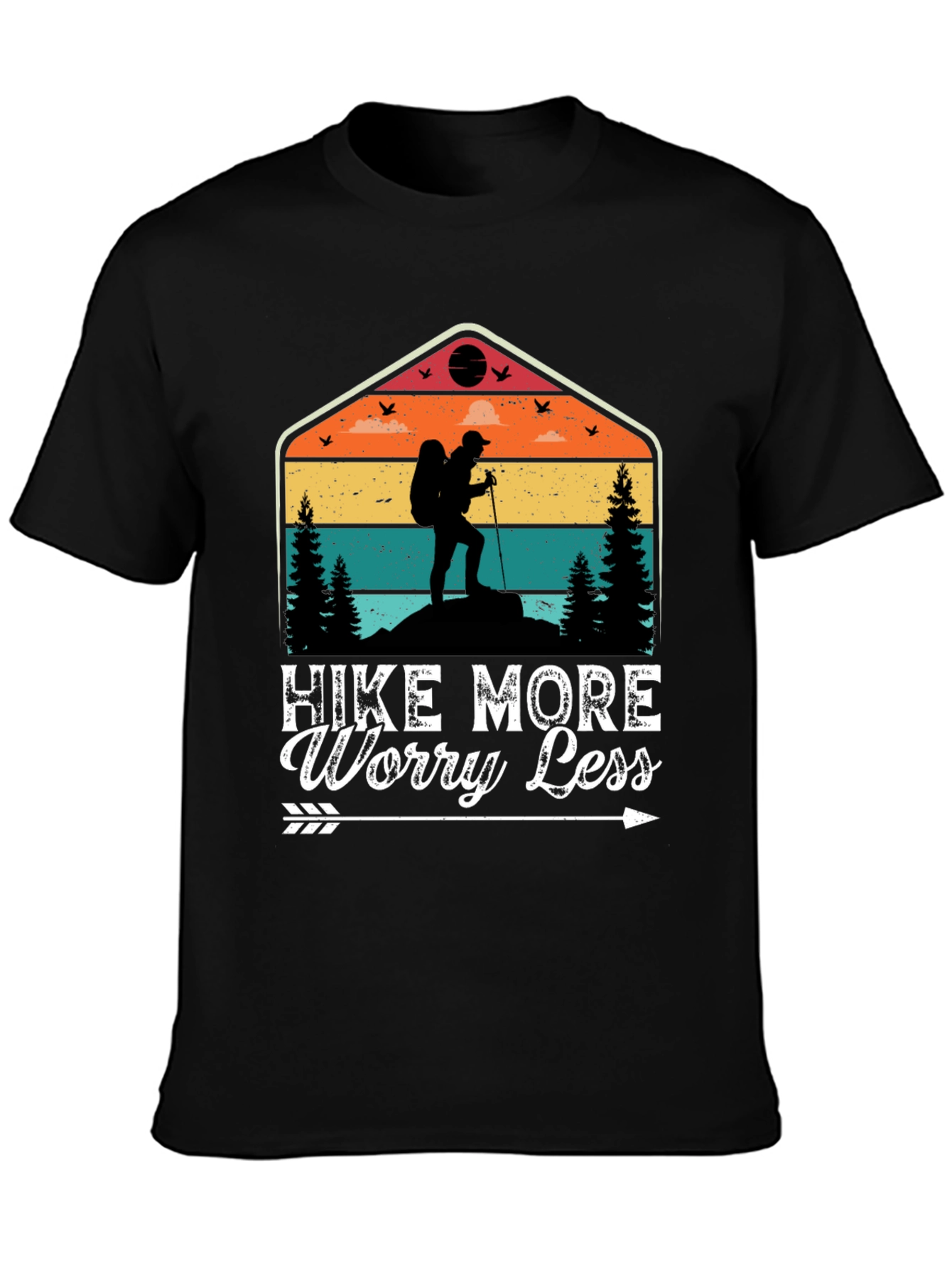 Hike More Worry Less Graphic Tee