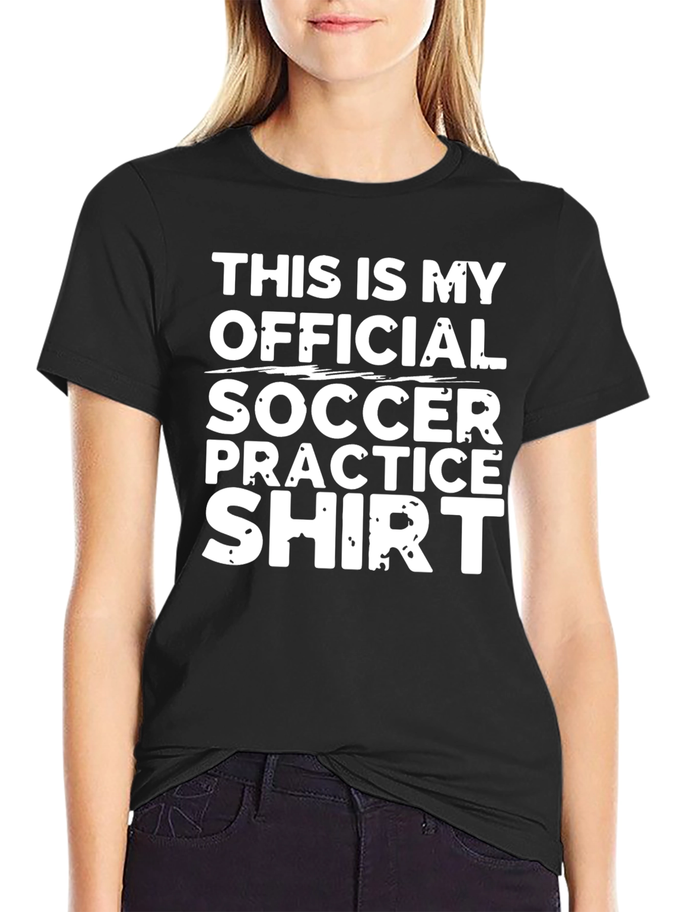 Soccer Practice Shirt - Official Black Short Sleeve