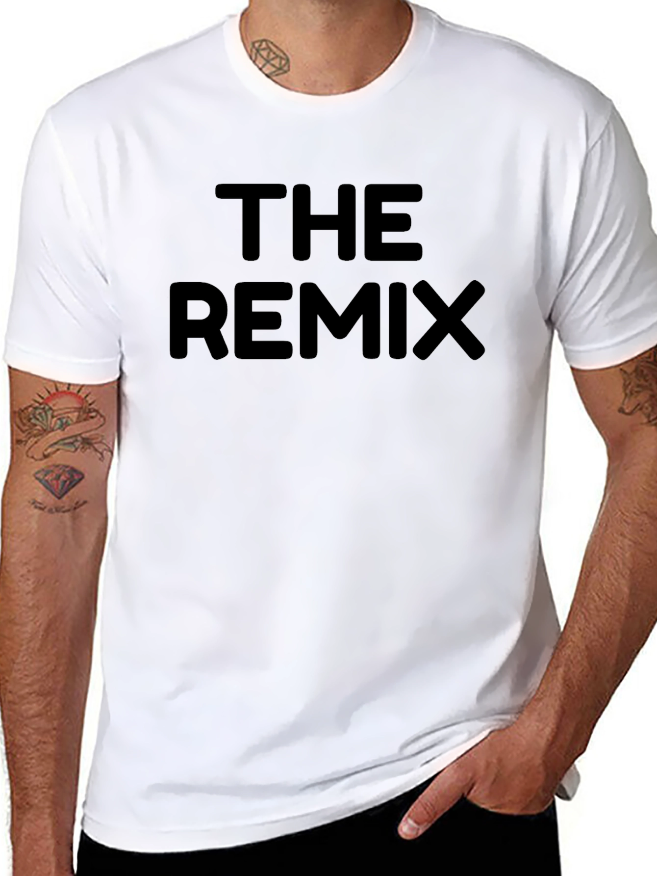 The Remix Black Graphic T-Shirt