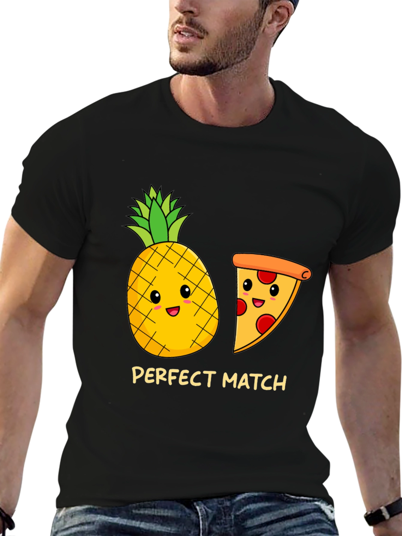 Perfect Match Pineapple Pizza Graphic Tee