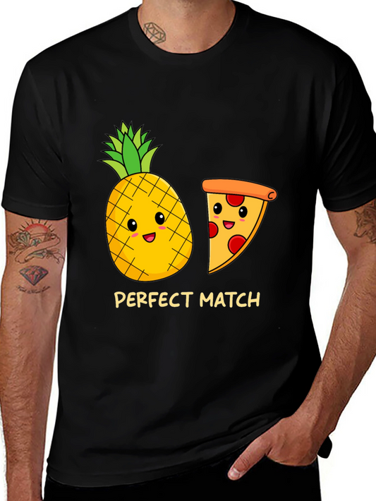 Perfect Match Pineapple Pizza Graphic Tee