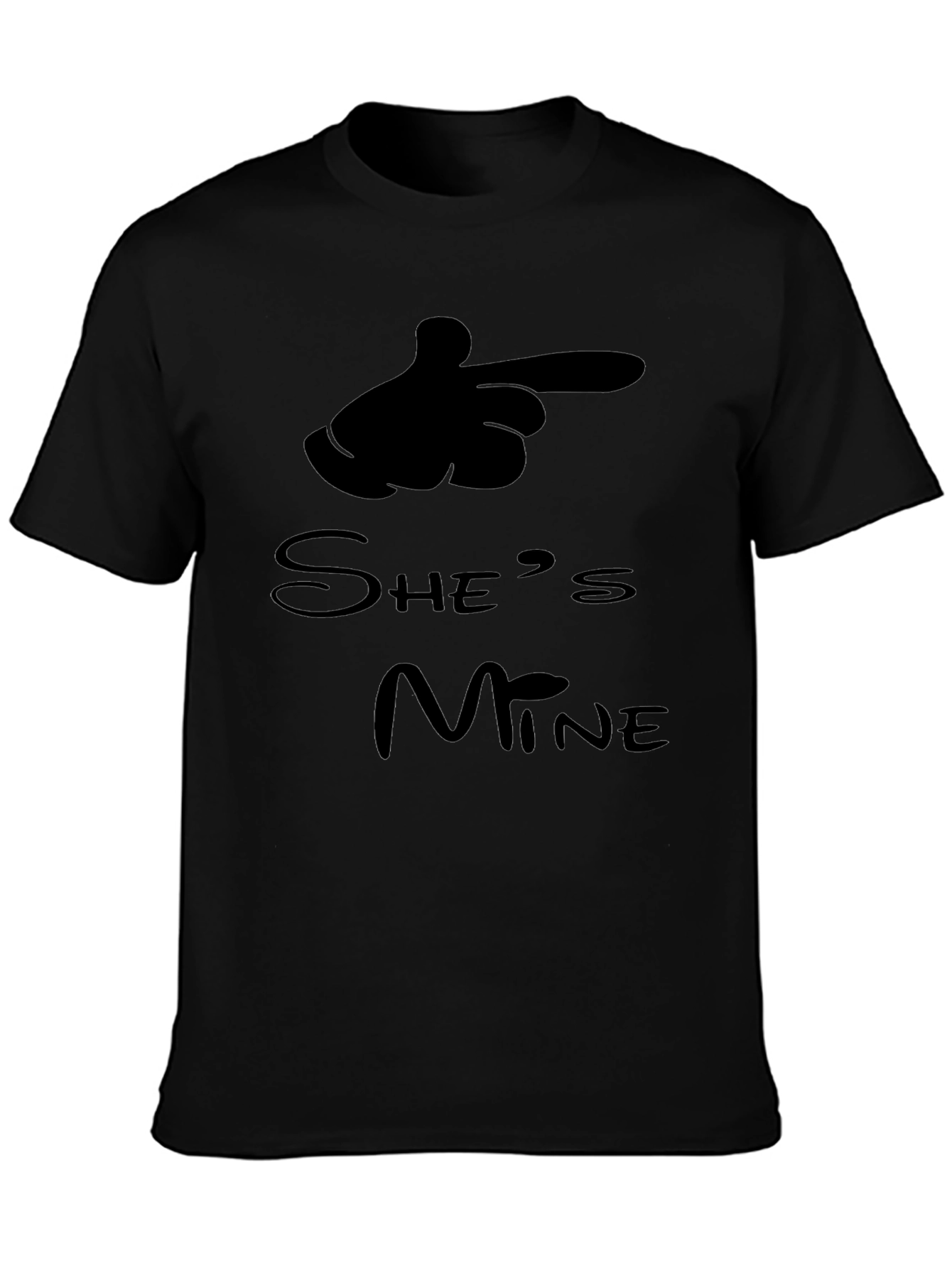 Shes Mine Funny Matching Couple T-Shirt
