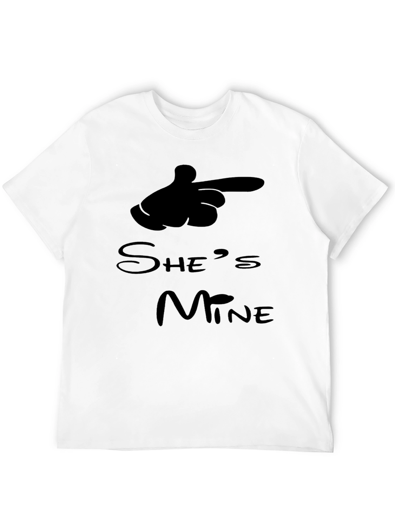 Shes Mine Funny Matching Couple T-Shirt