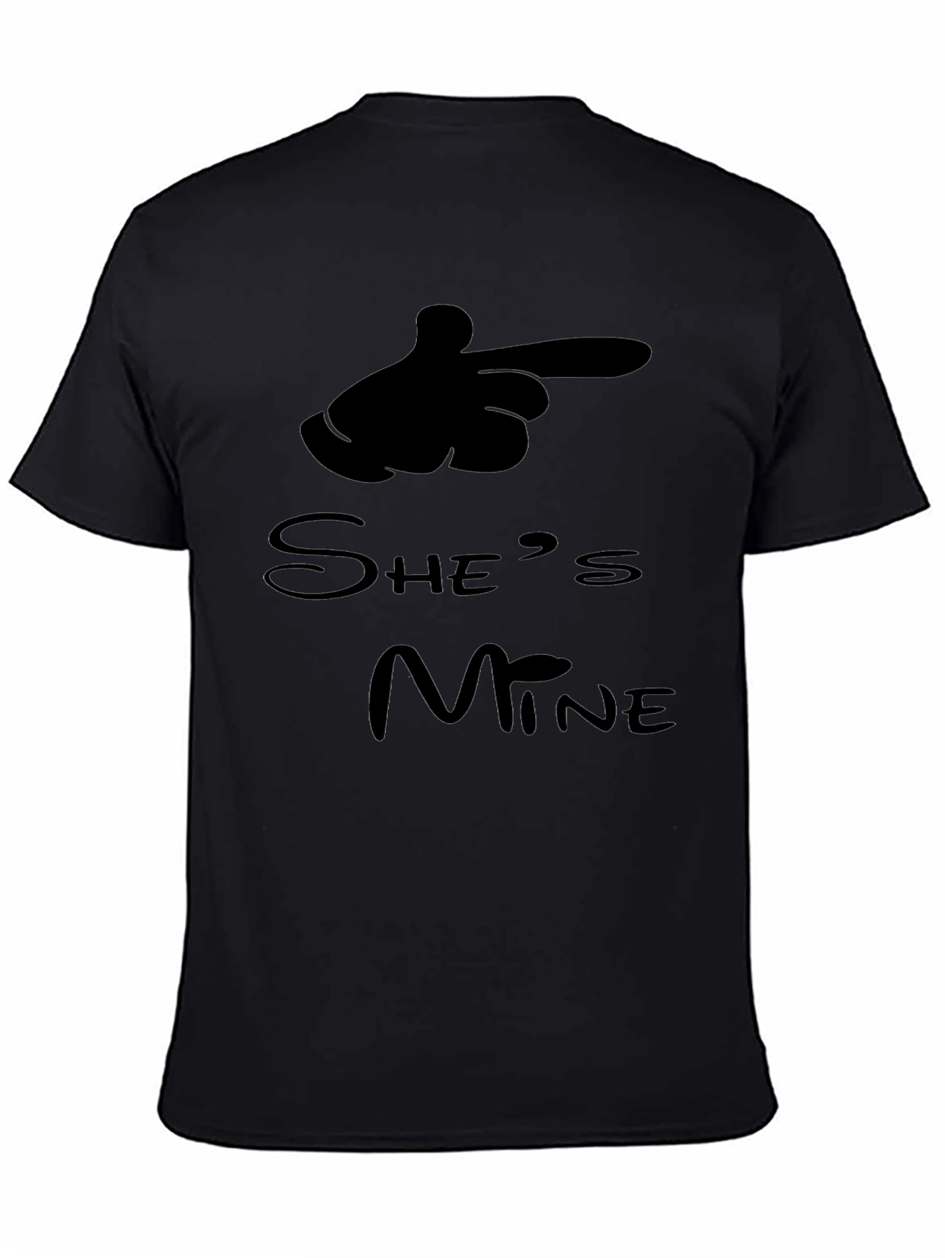 Shes Mine Funny Matching Couple T-Shirt