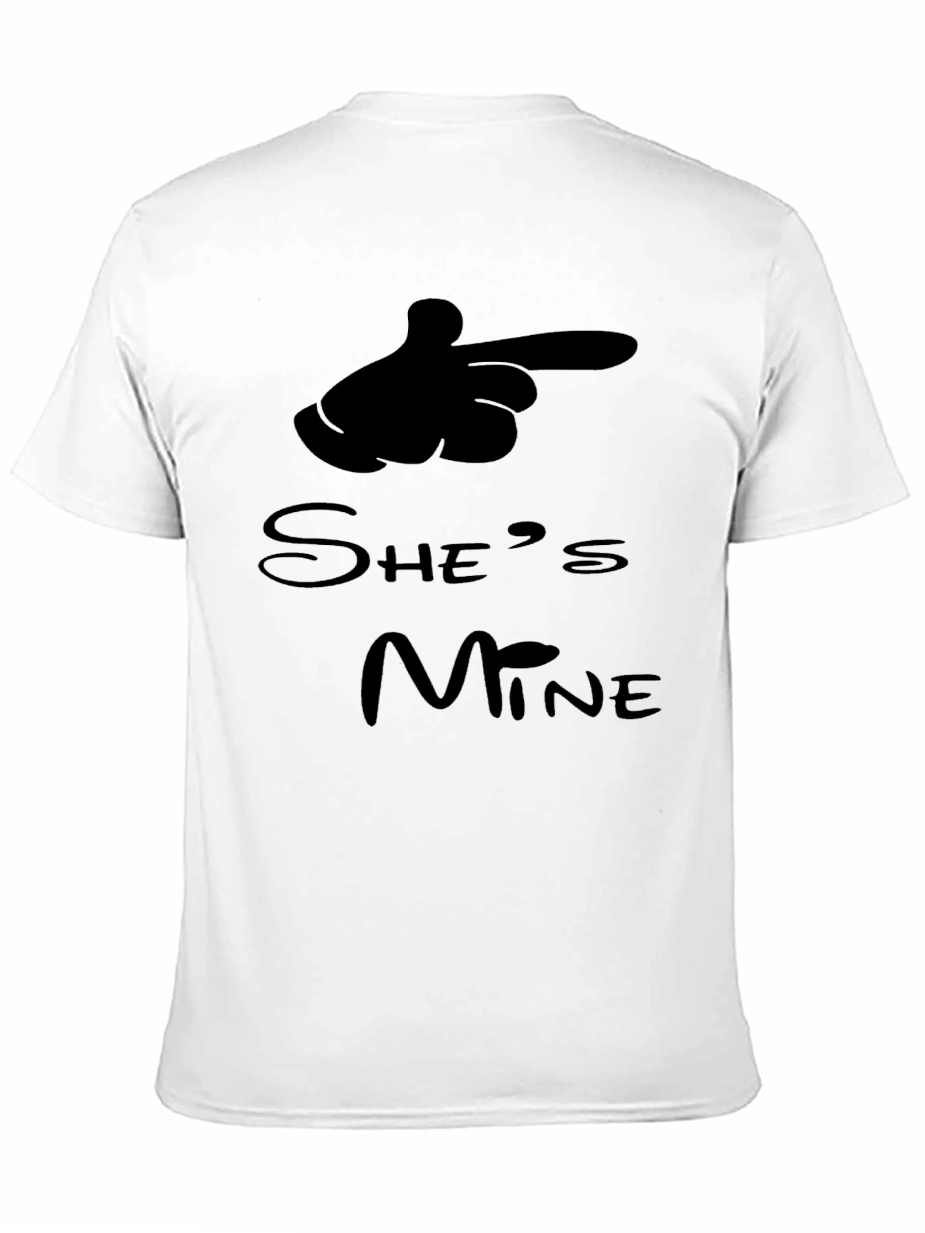 Shes Mine Funny Matching Couple T-Shirt
