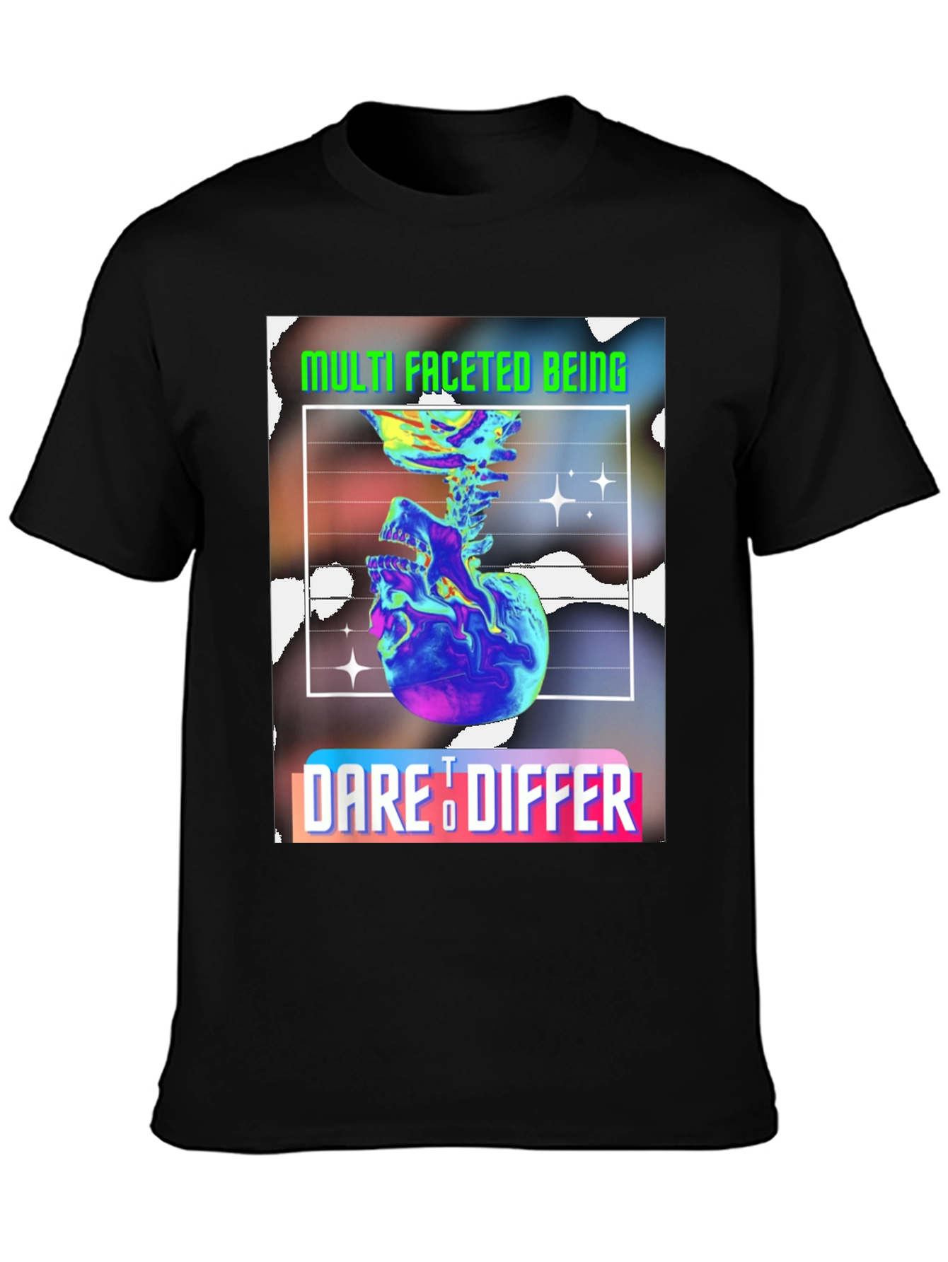 Multi Faceted Being Graphic Tee - Dare to Differ