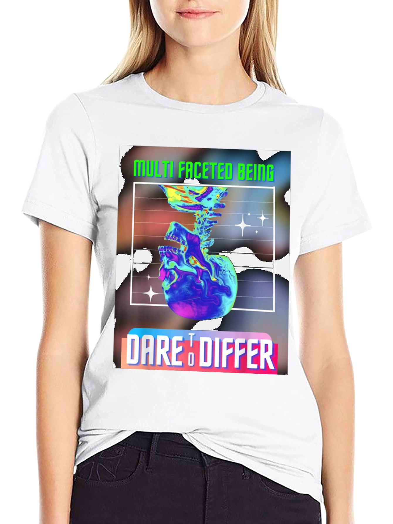 Multi Faceted Being Graphic Tee - Dare to Differ