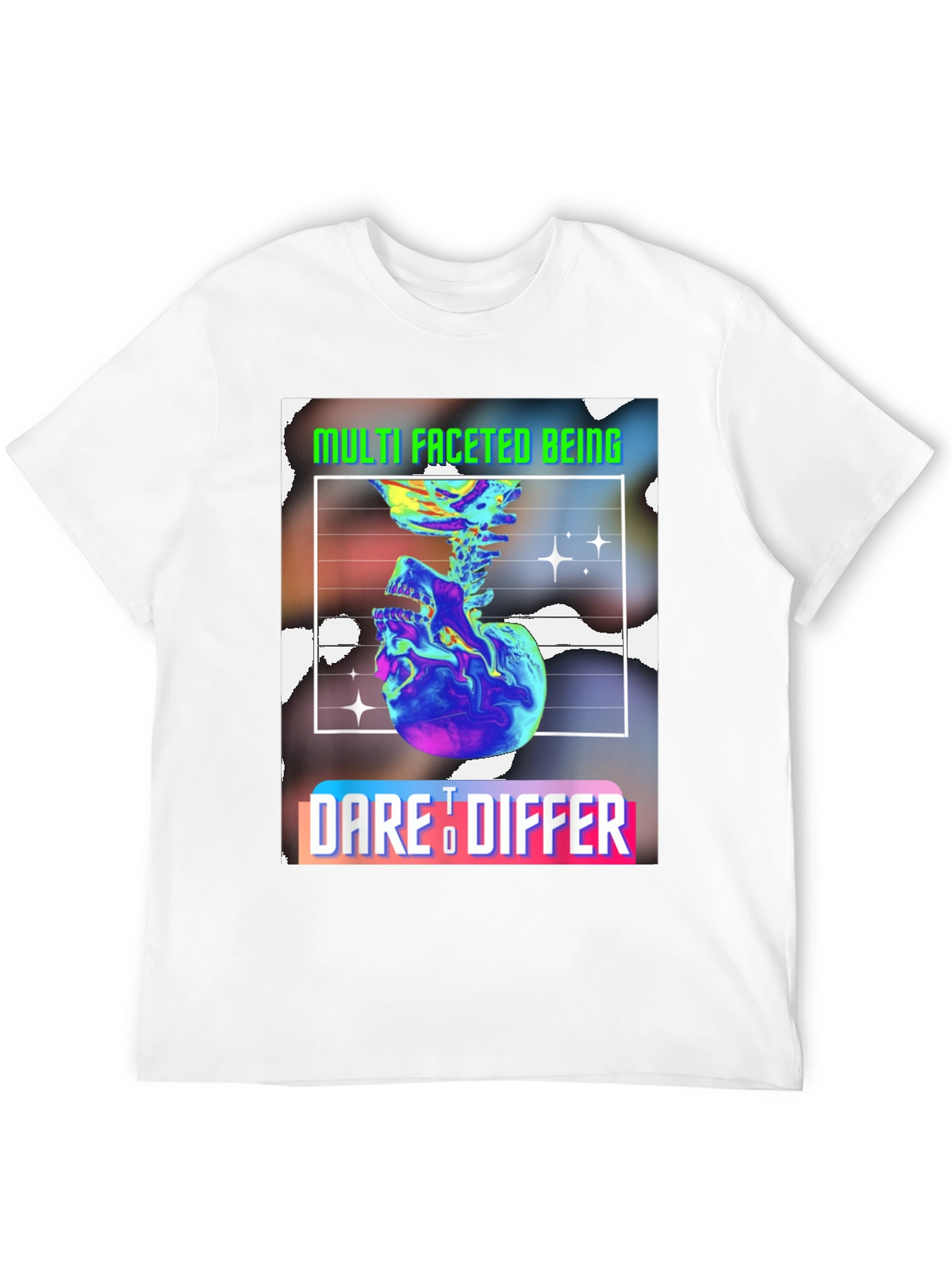Multi Faceted Being Graphic Tee - Dare to Differ