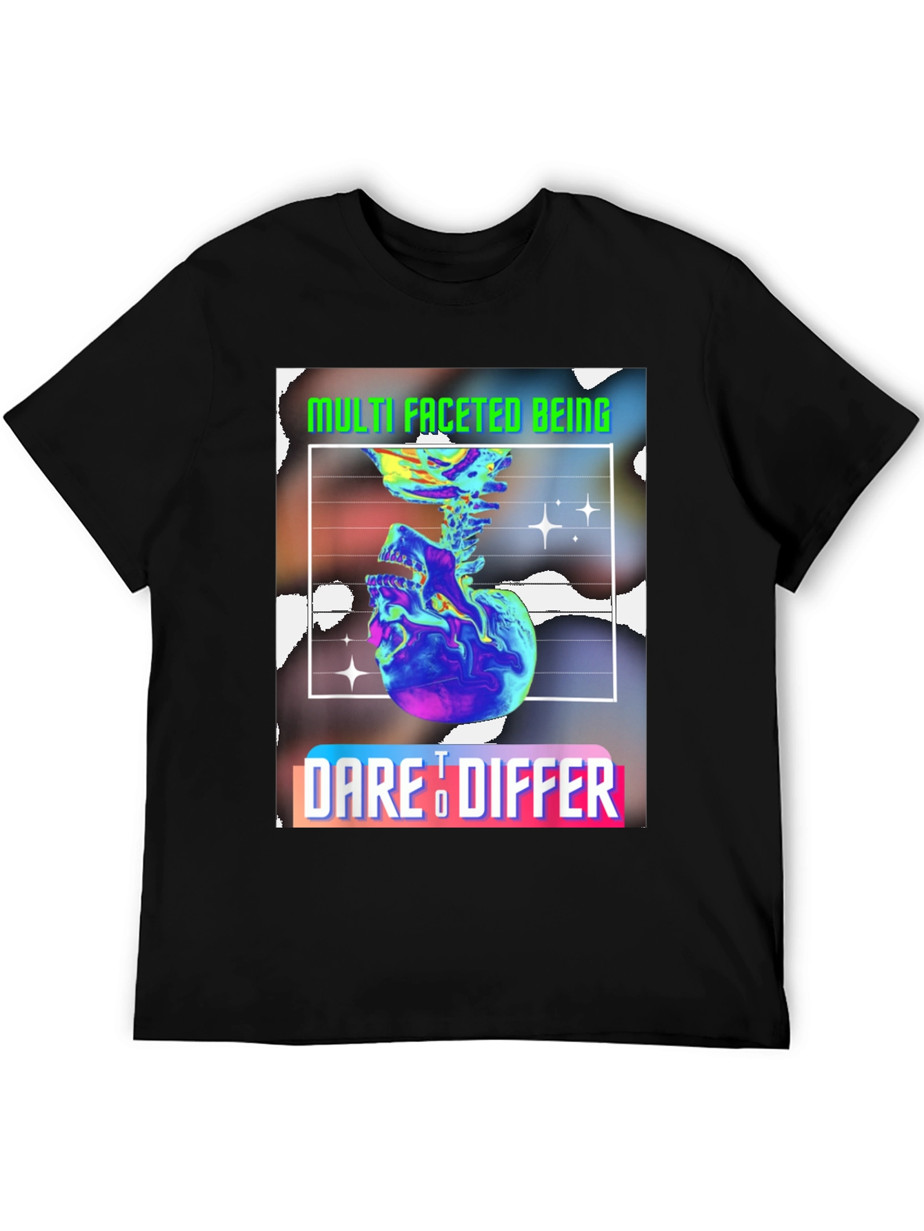 Multi Faceted Being Graphic Tee - Dare to Differ