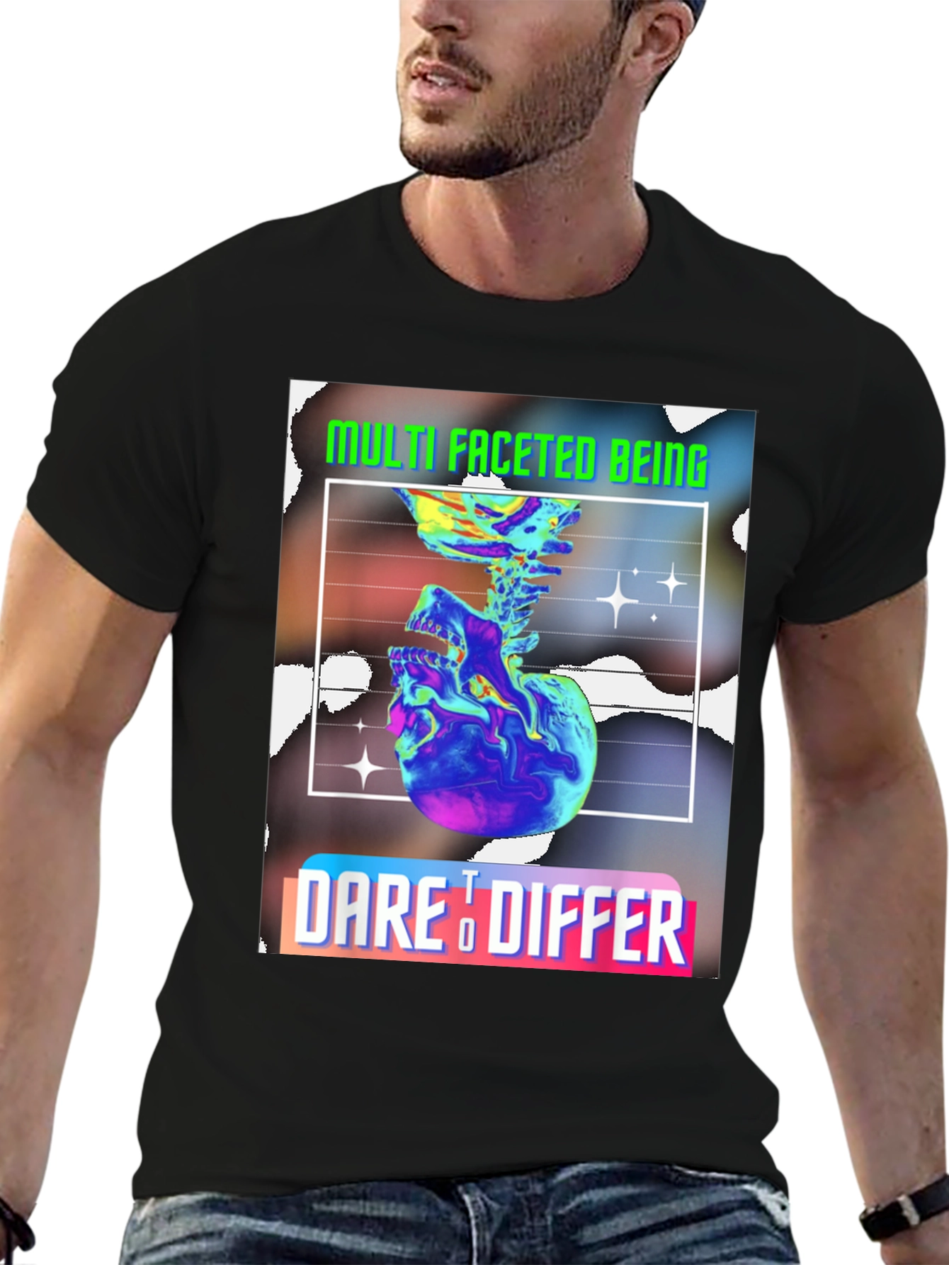 Multi Faceted Being Graphic Tee - Dare to Differ