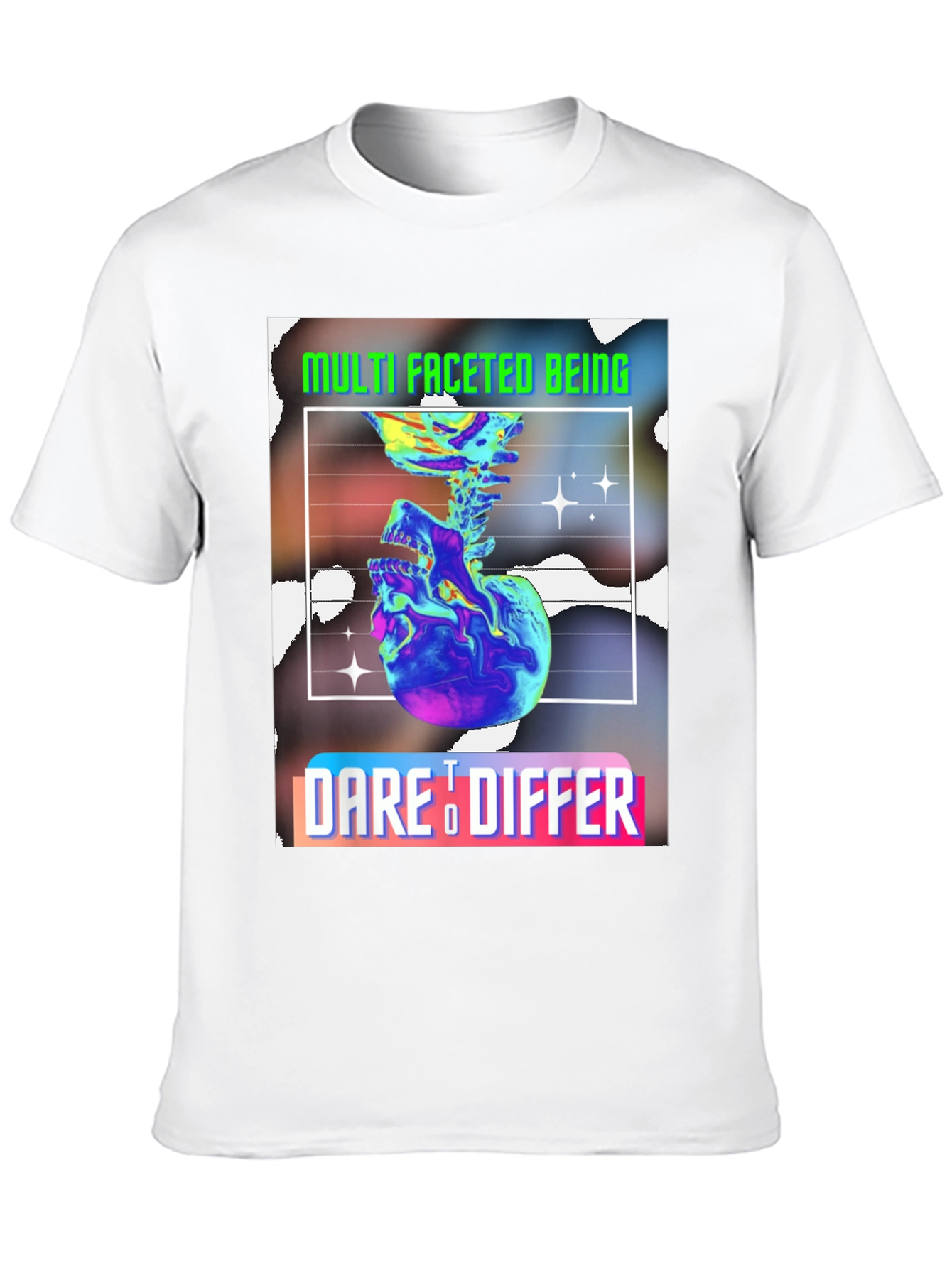 Multi Faceted Being Graphic Tee - Dare to Differ