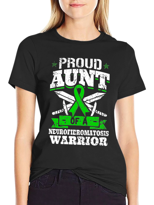 Proud Aunt Neurofibromatosis Warrior T-Shirt