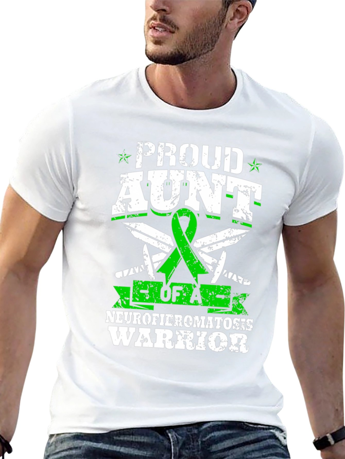 Proud Aunt Neurofibromatosis Warrior T-Shirt