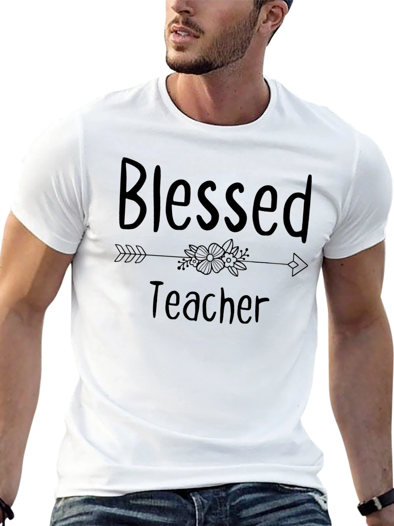 Blessed Teacher Graphic T-Shirt