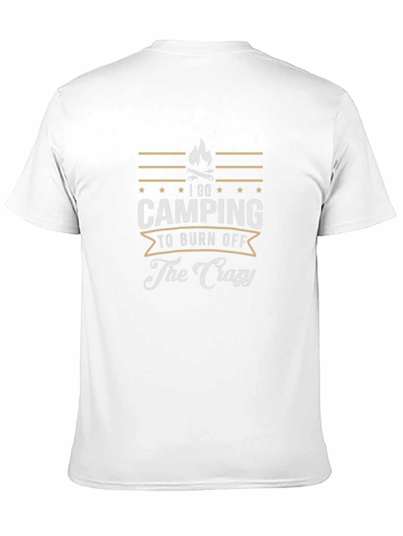 Camping Burn Off The Crazy Graphic Tee