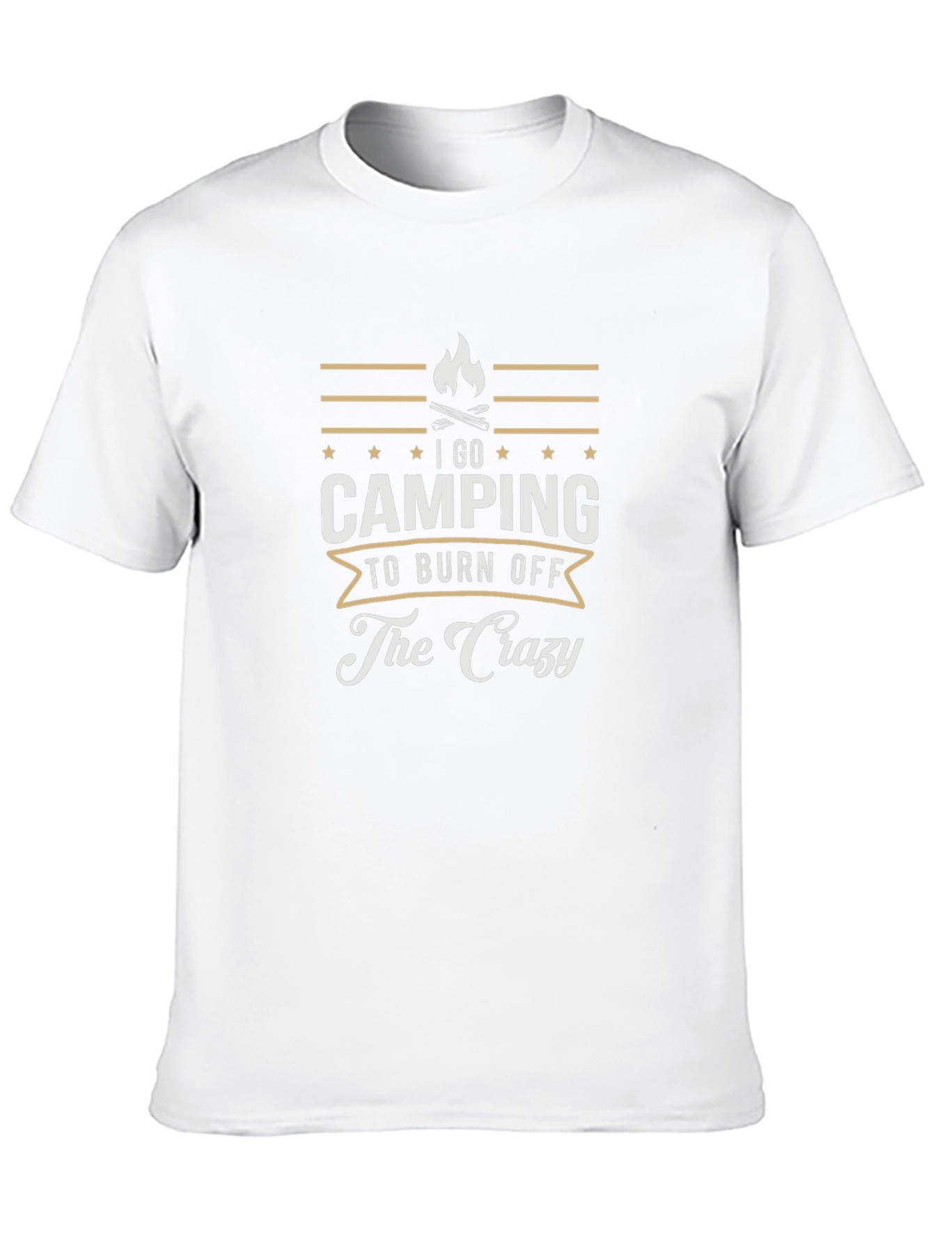 Camping Burn Off The Crazy Graphic Tee